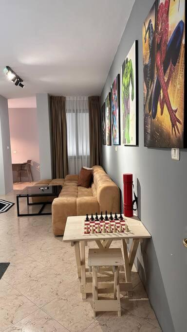 Super House Blloku - 3 Rooms تيرانا المظهر الخارجي الصورة